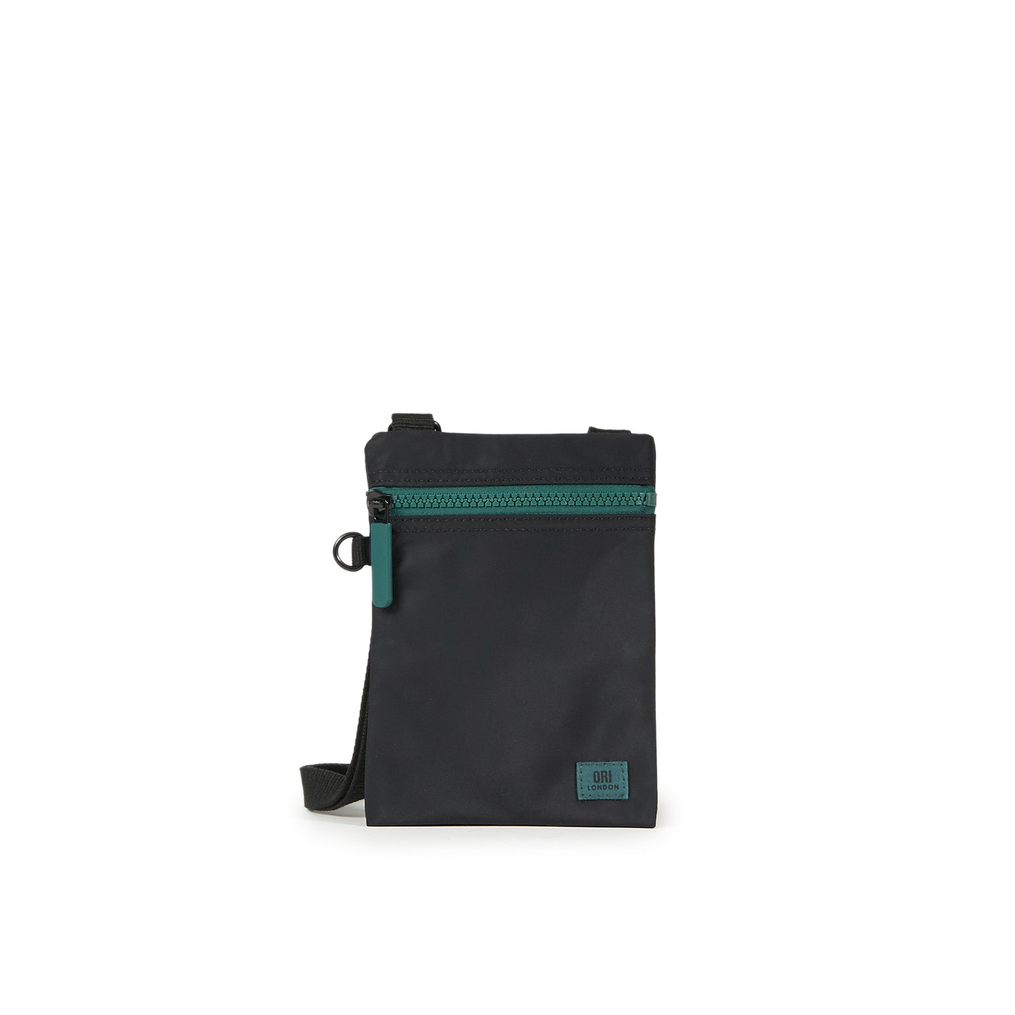 All Black Chelsea Teal | Eco-Friendly Pocket Sling Bag | ORI London