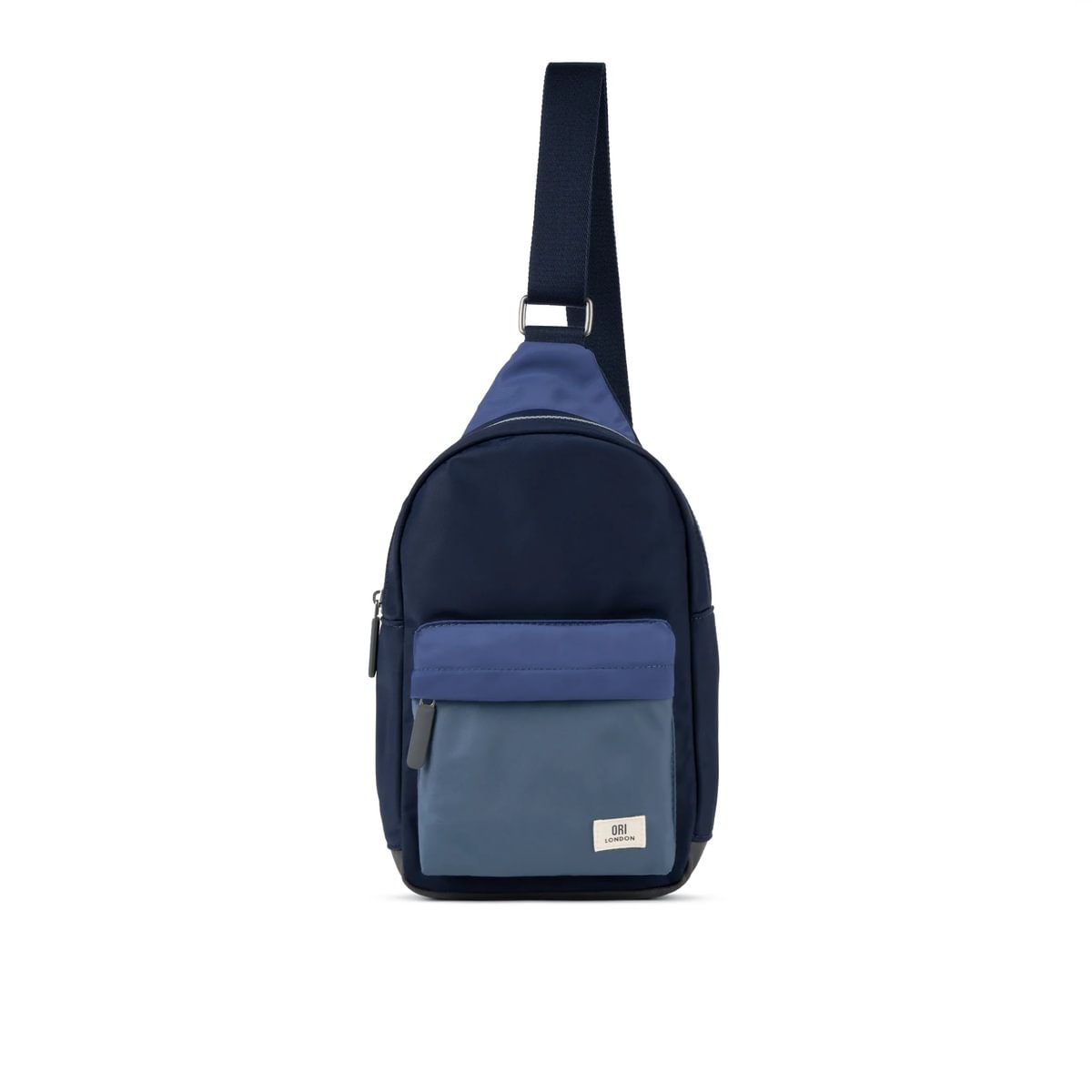 ORI LONDON The Willesden Borsa A Tracolla Da Viaggio In Nylon - Grande 34x19x7 Cm, 4,5L - Unisex, Impermeabile, Vegana - Colori Vivaci