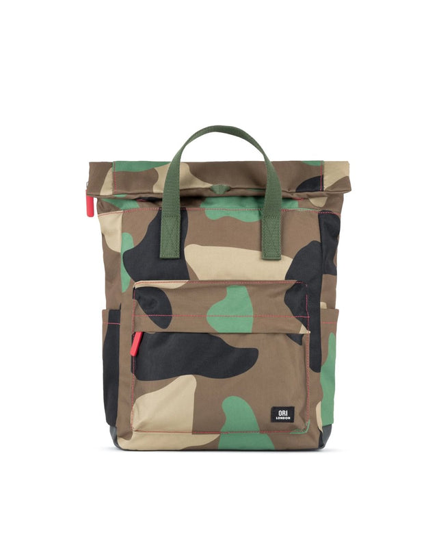 Canfield Roll Top Backpack in Vintage Camo