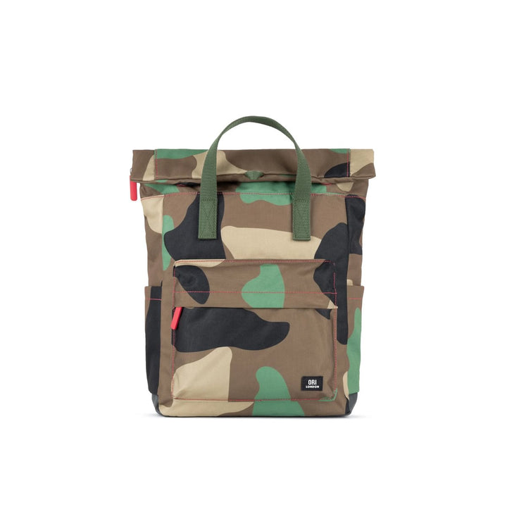 Canfield Roll Top Backpack in Vintage Camo
