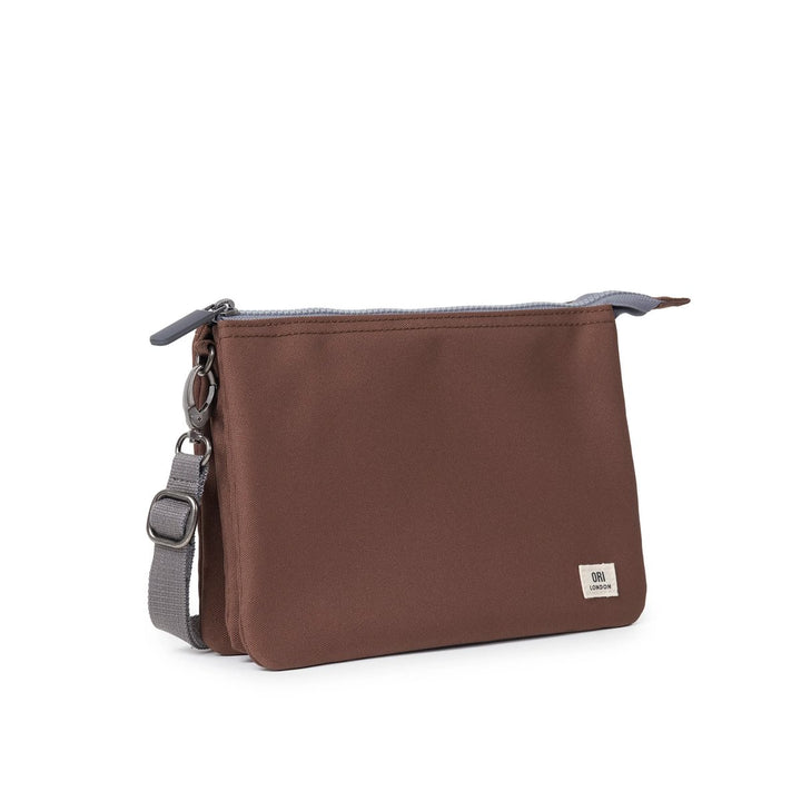 Carnaby Crossbody XL Cocoa Recycled Canvas