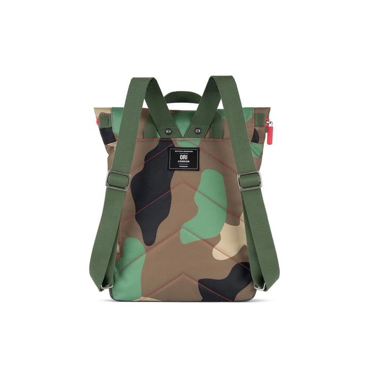 Canfield Roll Top Backpack in Vintage Camo