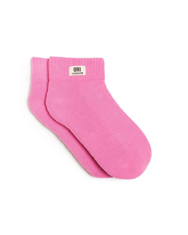 Wembley Ankle Socks for Women in Pink Carnation