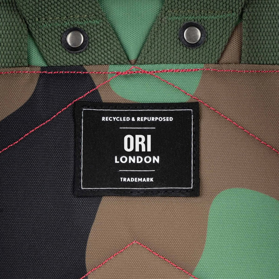 Canfield Roll Top Backpack in Vintage Camo