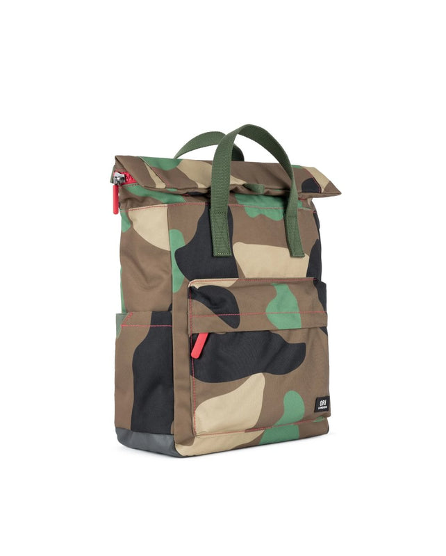 Canfield Roll Top Backpack in Vintage Camo