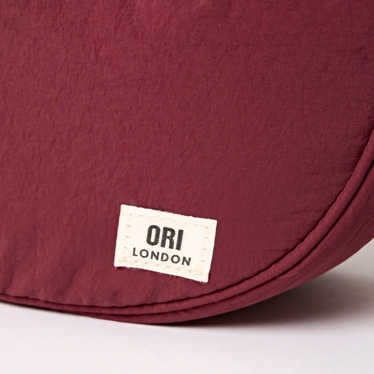 Farringdon Half Moon Bag in Bordeaux