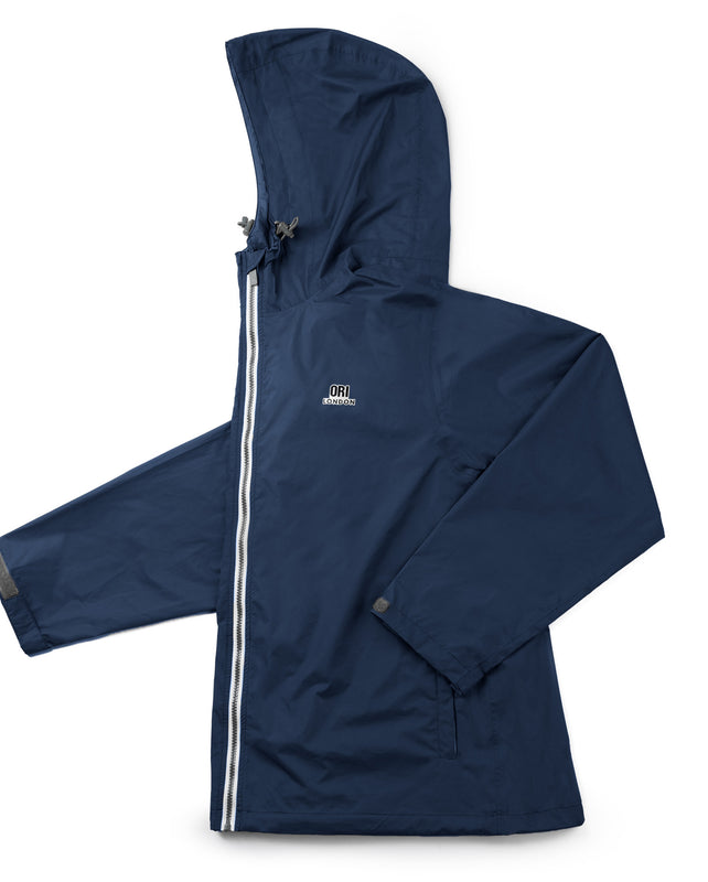Holborn Rain Jacket in Deep Blue