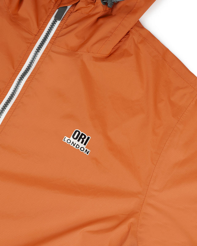 Holborn Rain Jacket in Burnt Orange