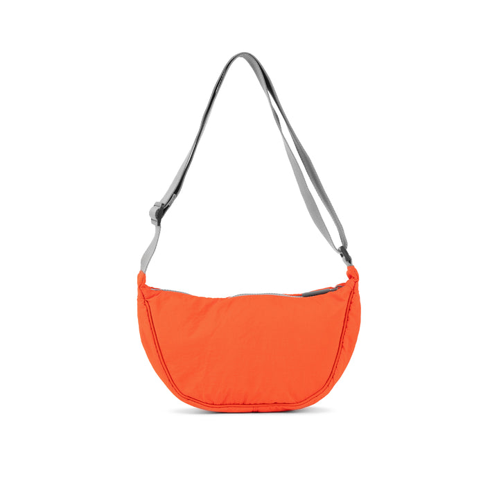 Farringdon Half Moon Bag in Tangerine