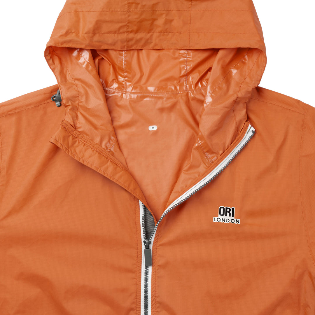 Holborn Rain Jacket in Burnt Orange
