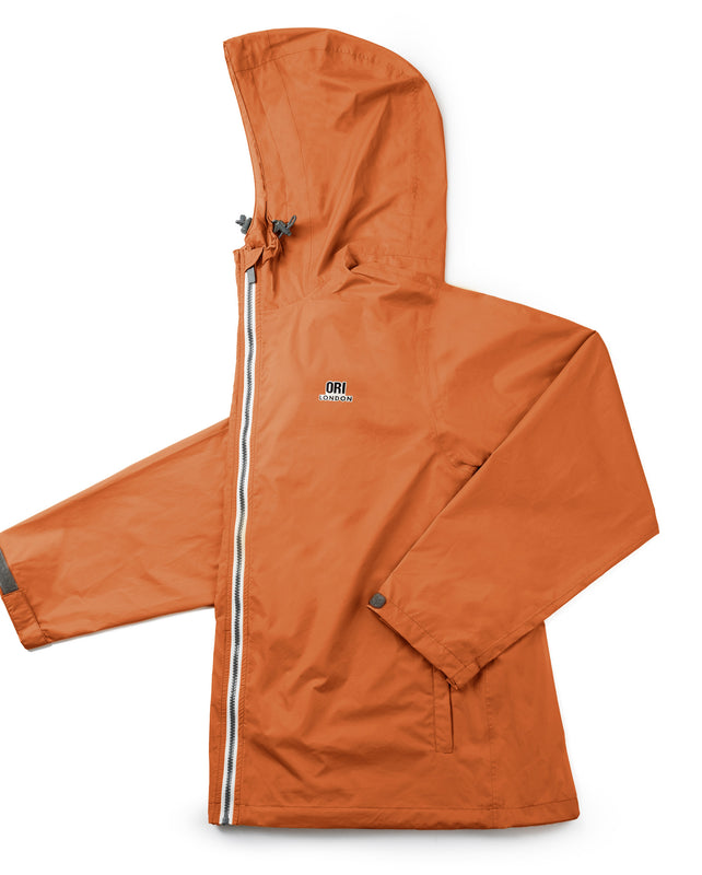 Holborn Rain Jacket in Burnt Orange
