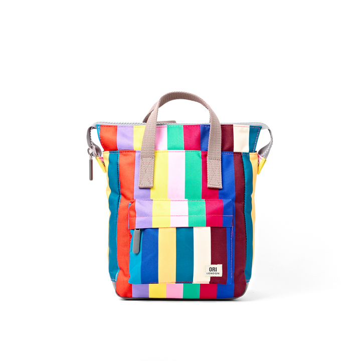 Bantry Backpack in Wide Multi Stripe