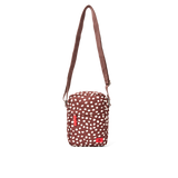 Bond Pocket Crossbody Bag in Brown Dot
