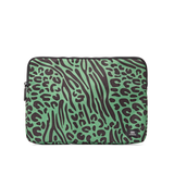 Brick Lane Laptop Sleeve in Mixed Animal Artichoke