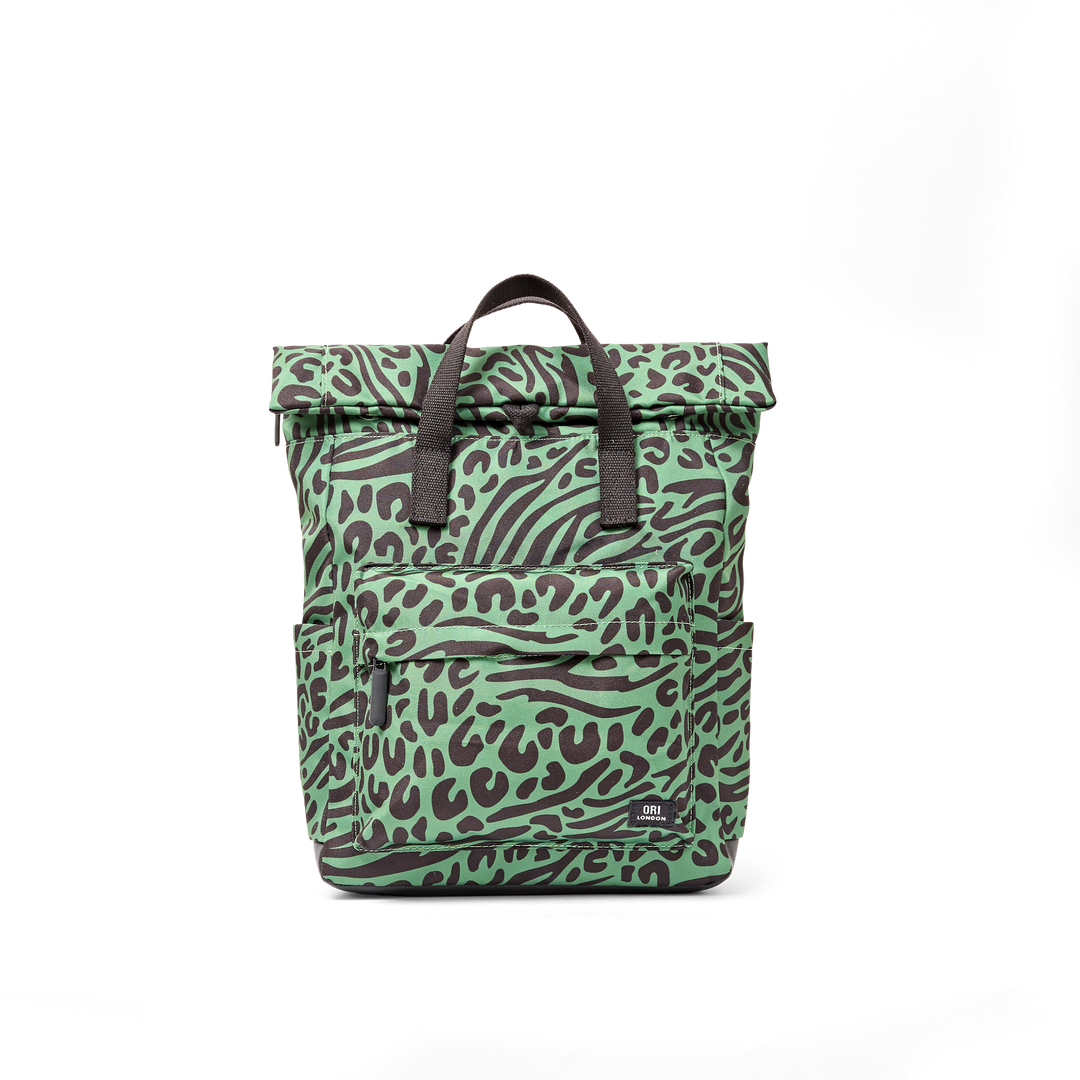 Canfield Roll Top Backpack in Mixed Animal Artichoke