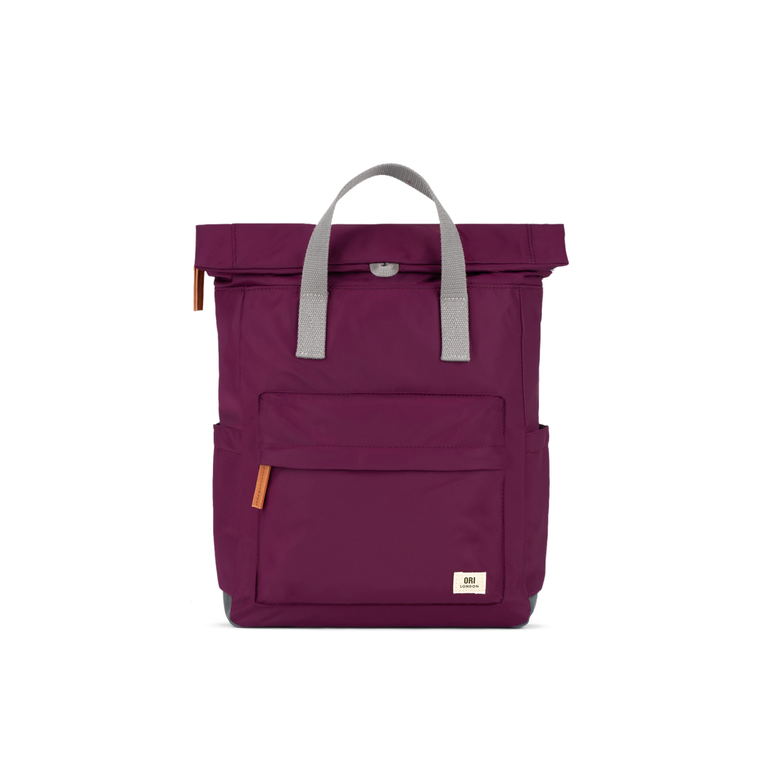 Canfield Roll Top Backpack in Royal Burgundy