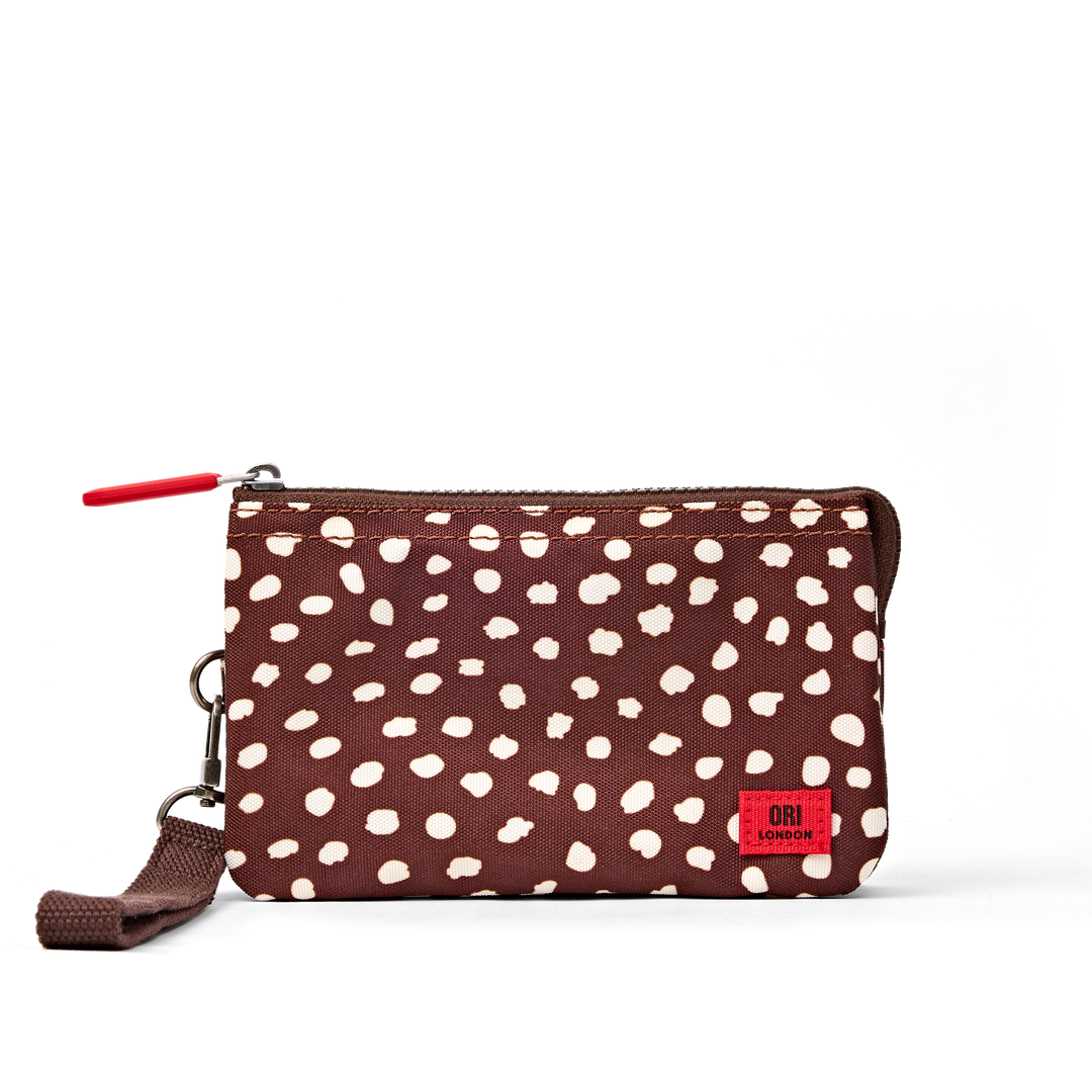 Carnaby Wallet in Brown Dot
