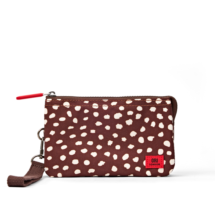 Carnaby Wallet in Brown Dot