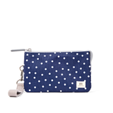 Carnaby Wallet in Navy Polka Dot