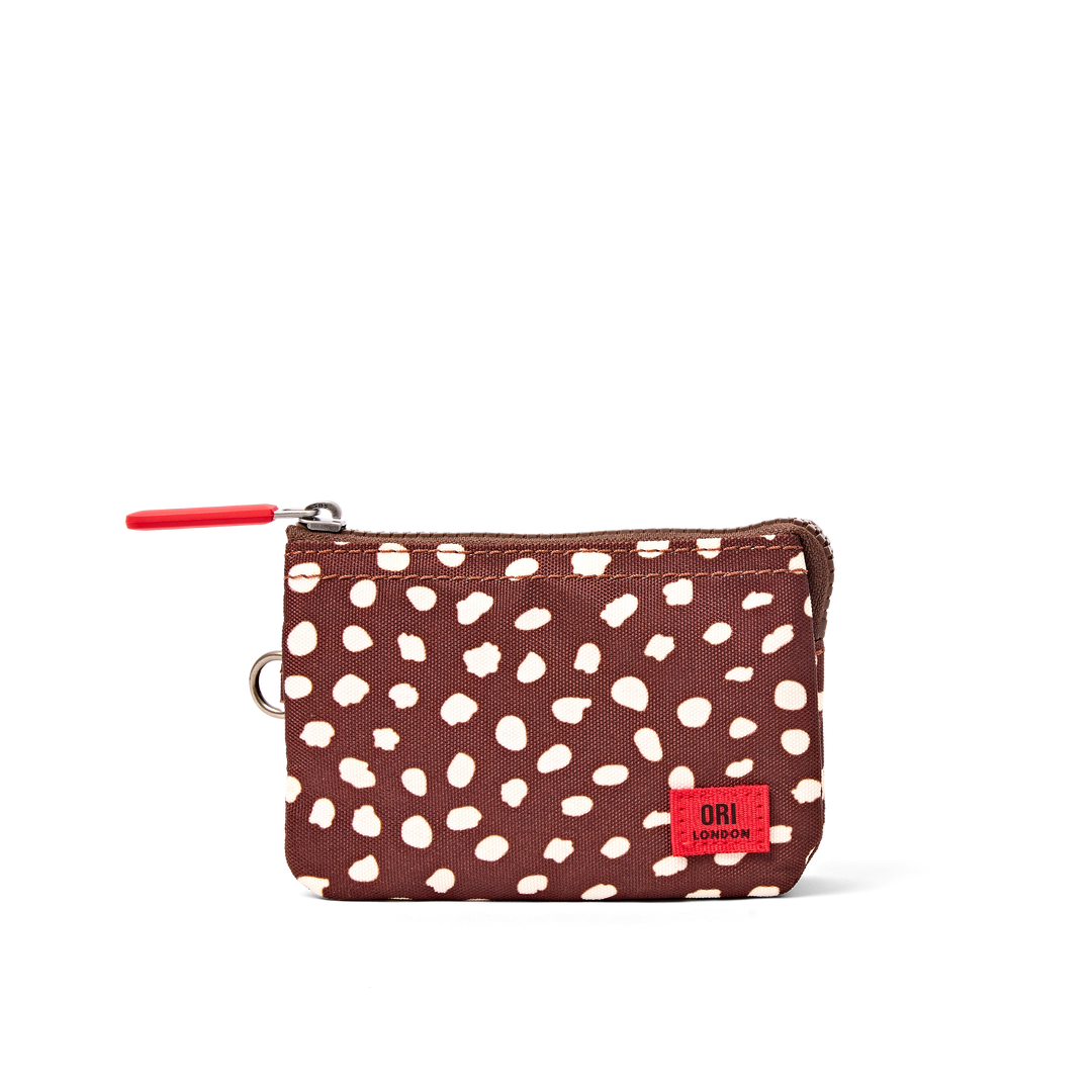 Carnaby Wallet in Brown Dot