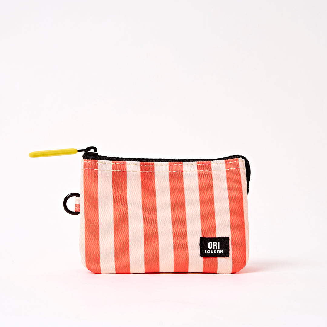 Carnaby Wallet in Coral Stripe