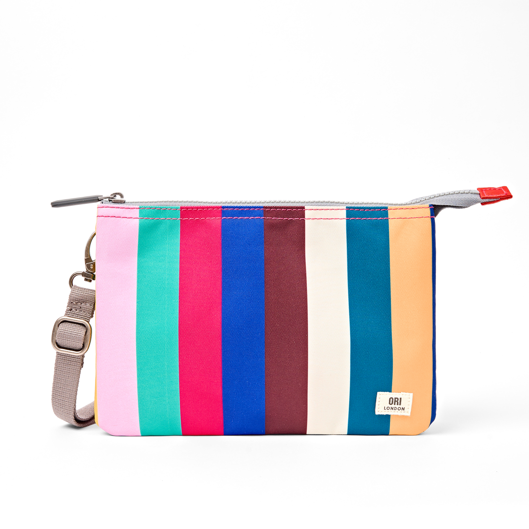 Carnaby Crossbody Bag in Wide Multi Stripe