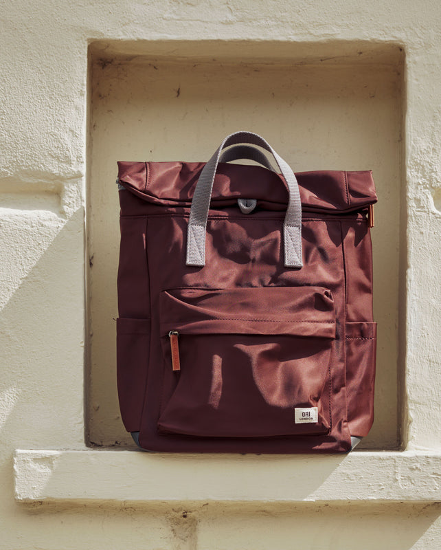 Canfield Roll Top Backpack in Rocky Road