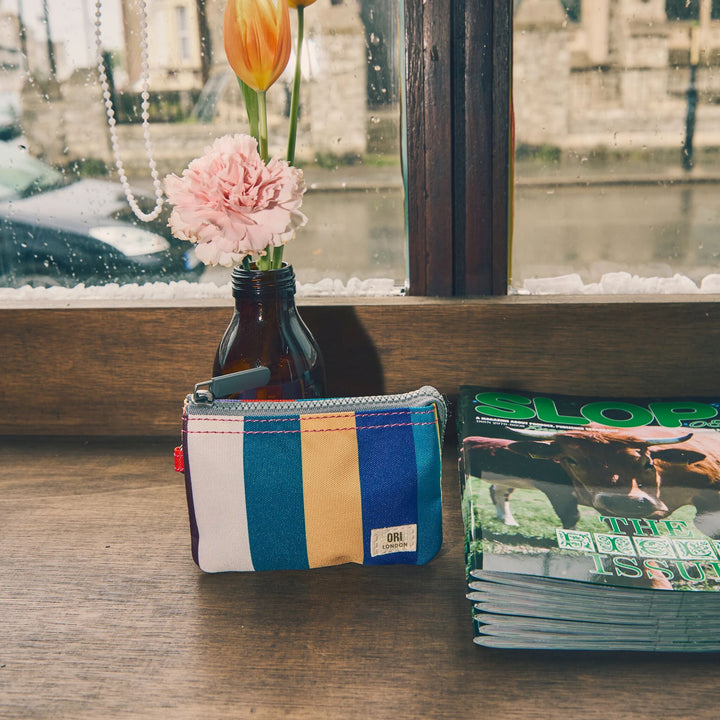 Carnaby Wallet in Wide Multi Stripe