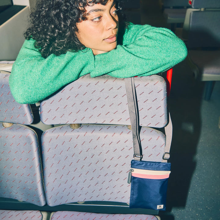 Chelsea Pocket Sling Bag in Midnight Stripe