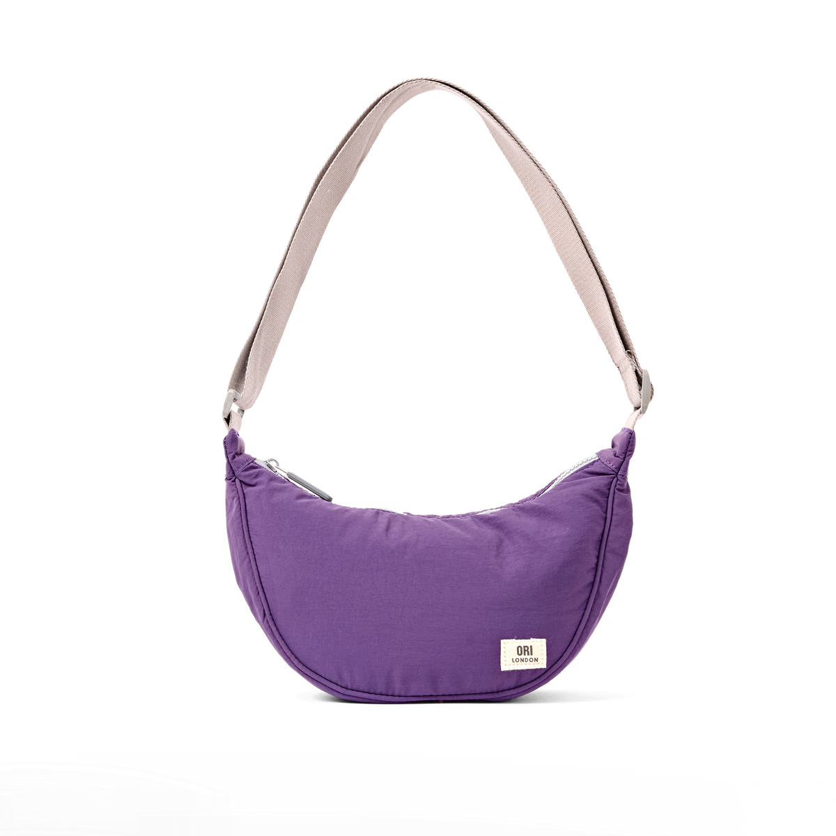 Farringdon Half Moon Bag in Gothic Grape
