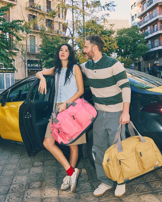 Gatwick Carry-On Duffel Bag in Pink Lemonade