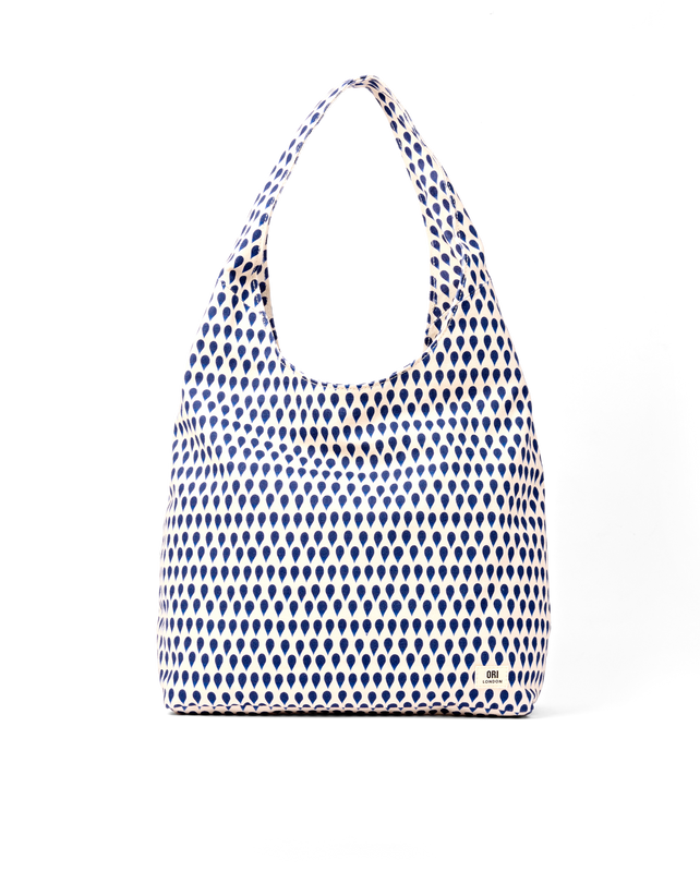 Hoxton Shoulder Bag in Indigo Rain