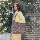Hoxton Shoulder Bag in Brown Dot