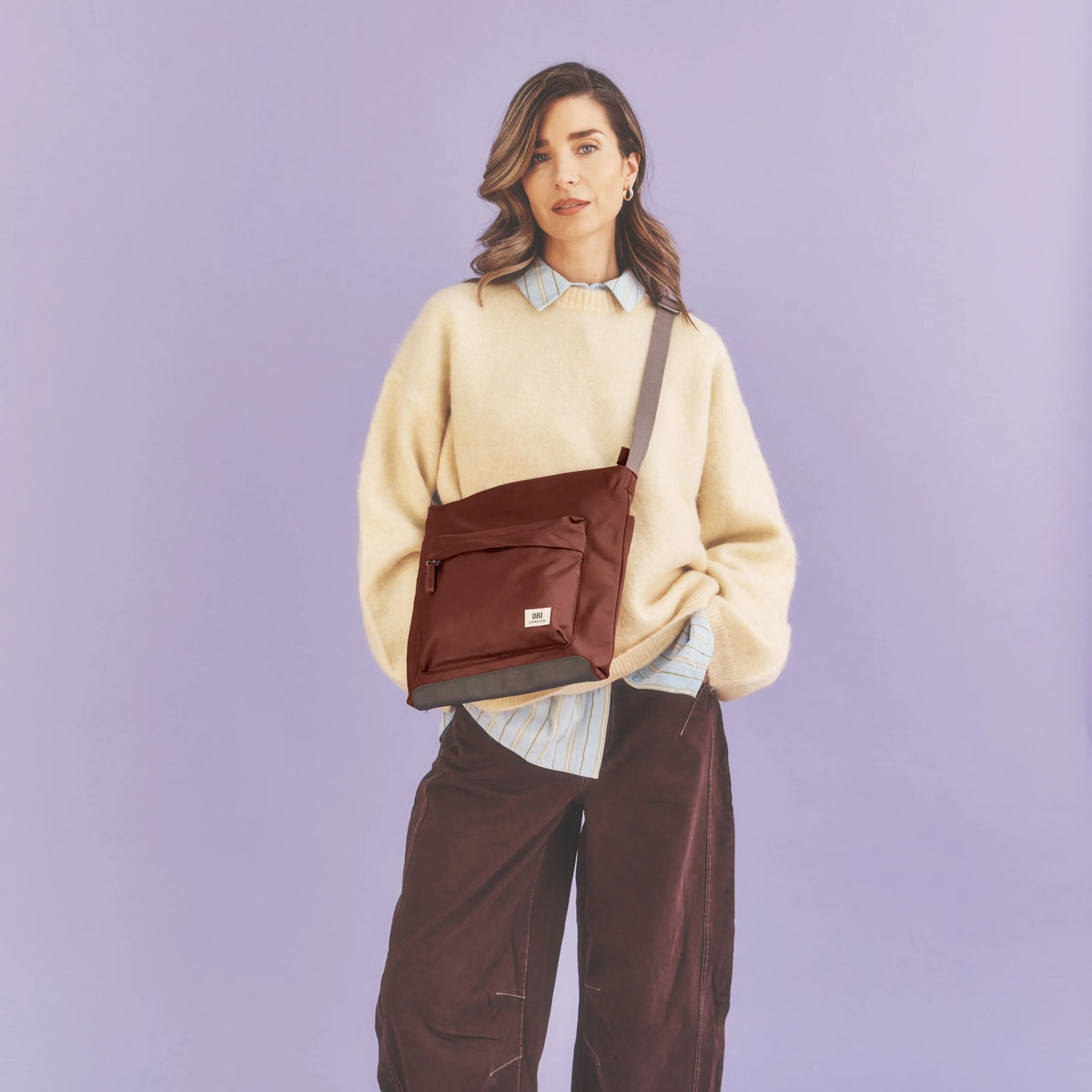 Kennington Crossbody Bag in Rocky Road
