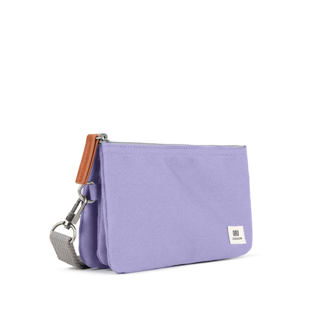 Carnaby with Wrist Strap Lavender Recycled Canvas