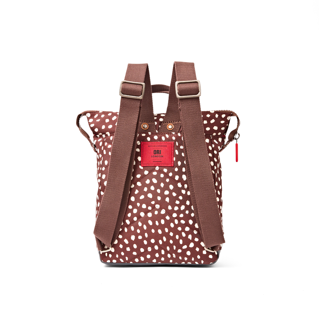Bantry Backpack in Brown Dot