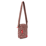 Bond Pocket Crossbody Bag in Brown Dot