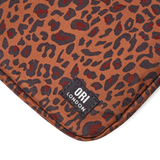Brick Lane Laptop Sleeve in Mini Leopard