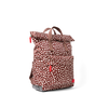 Canfield Roll Top Backpack in Brown Dot