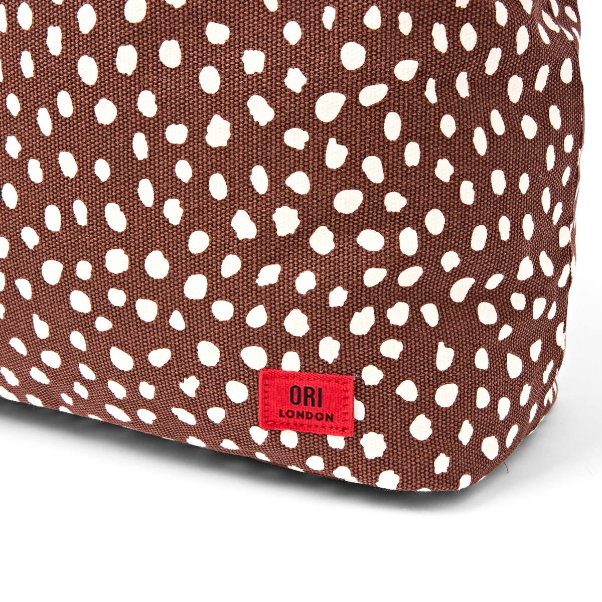 Hoxton Shoulder Bag in Brown Dot