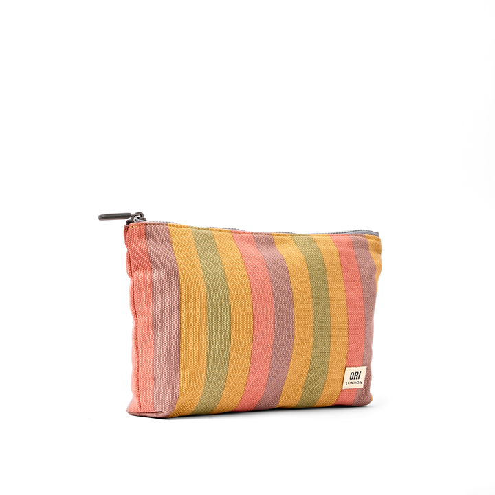 Maida Vale Pouch in Faded Multi Stripe
