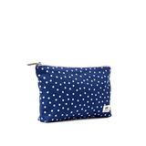 Maida Vale Pouch in Navy Polka