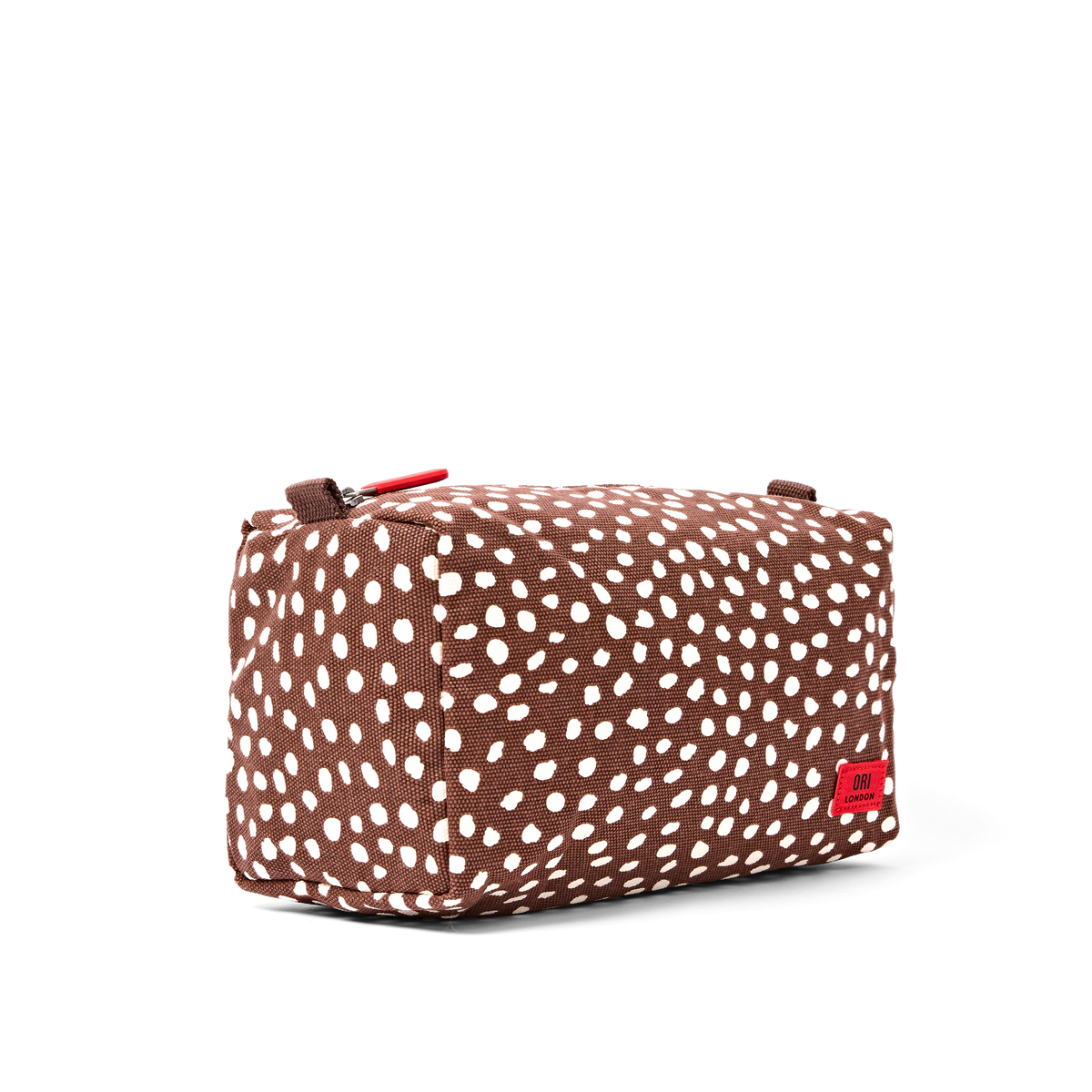 Maygrove Wash Bag in Brown Spot