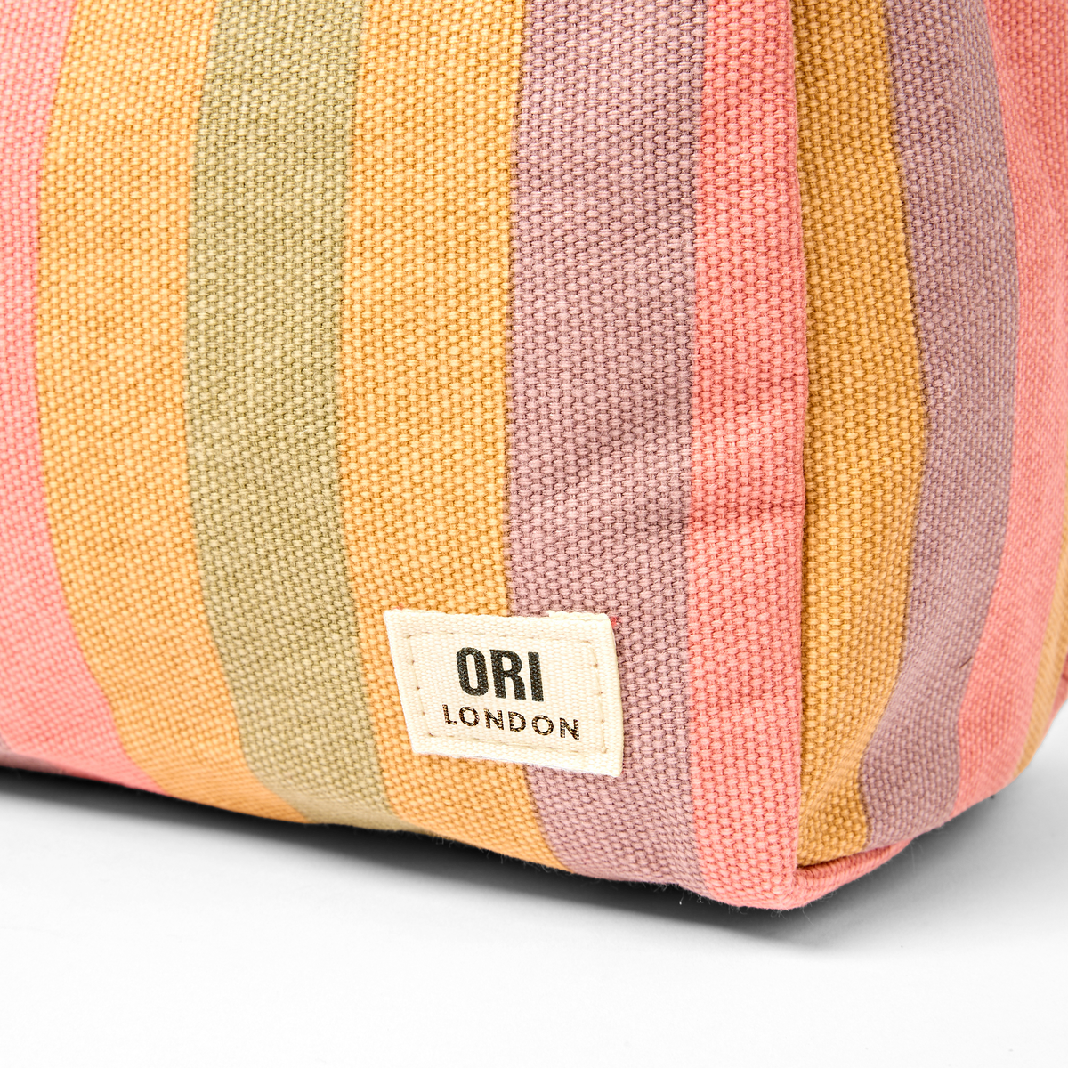 Maygrove Wash Bag in Faded Multi Stripe