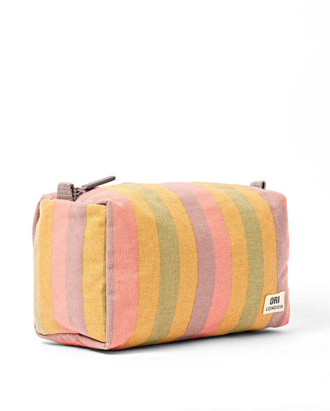 Maygrove Wash Bag in Faded Multi Stripe