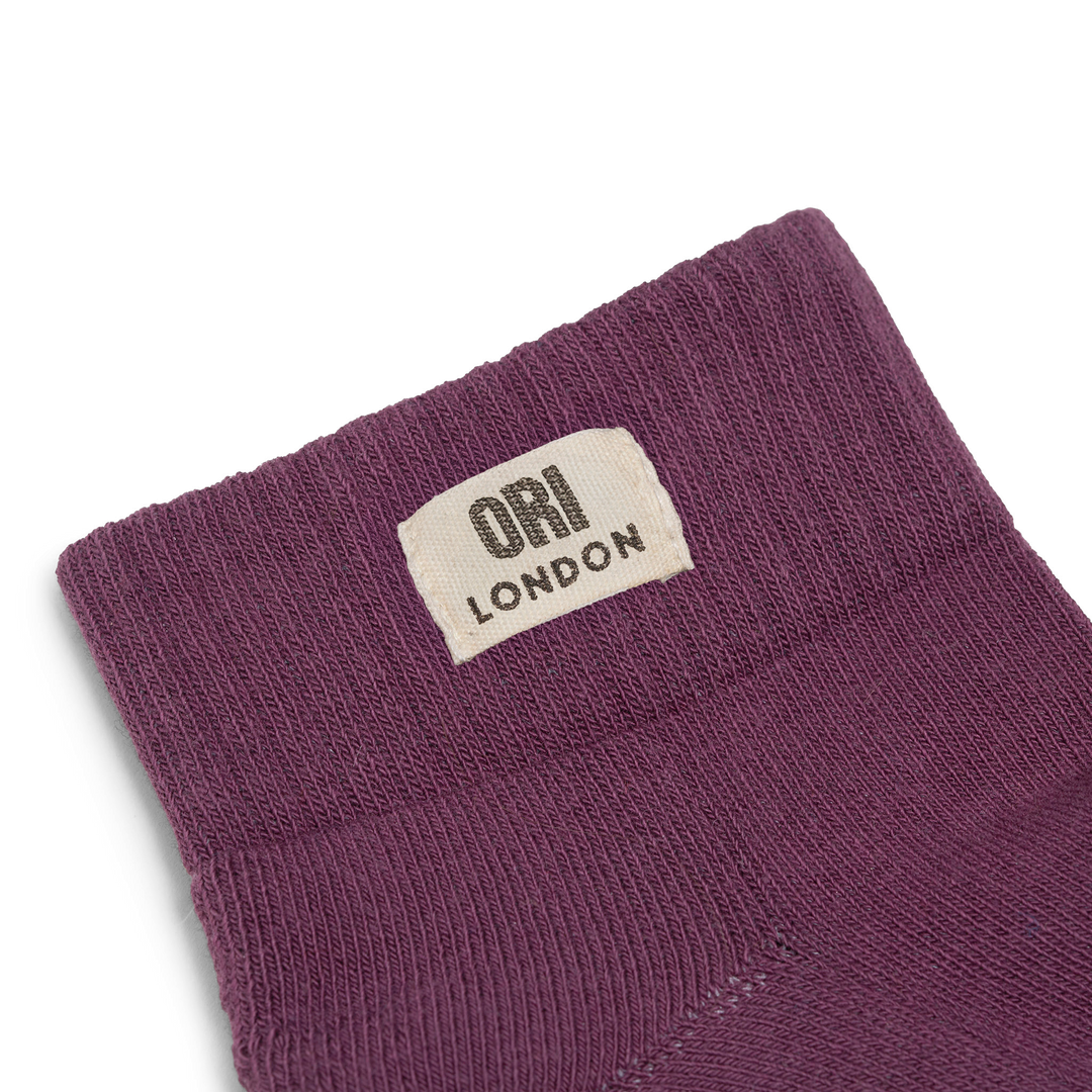 Wembley Ankle Socks for Women in Berry