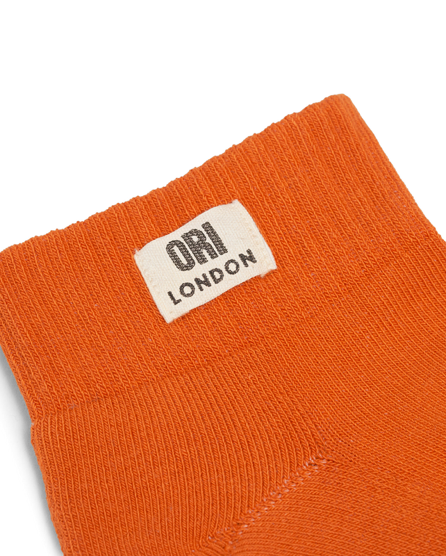 Wembley Ankle Socks for Women in Burnt Orange