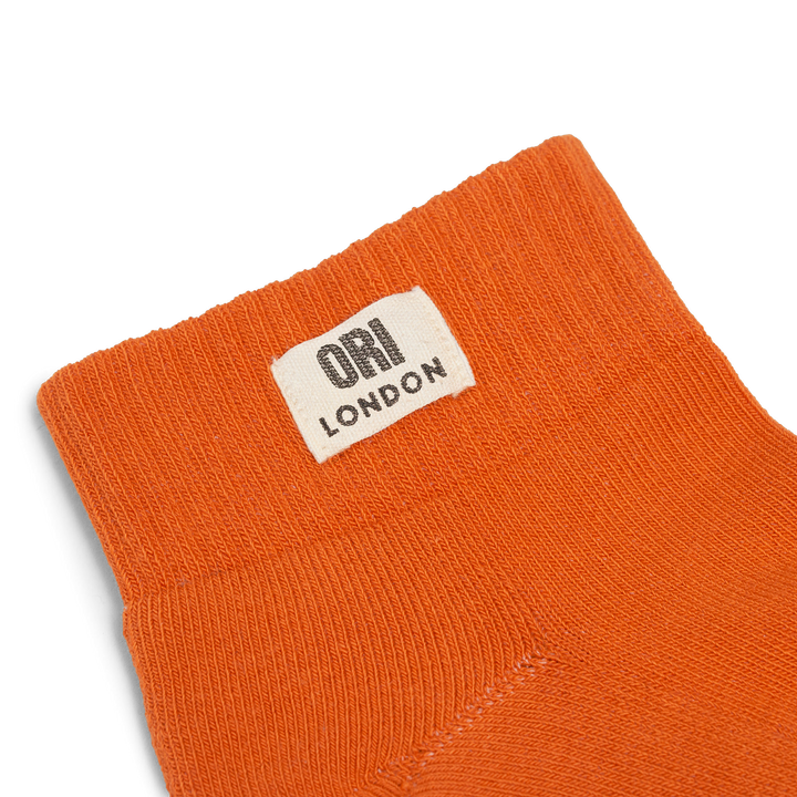Wembley Ankle Socks for Women in Burnt Orange