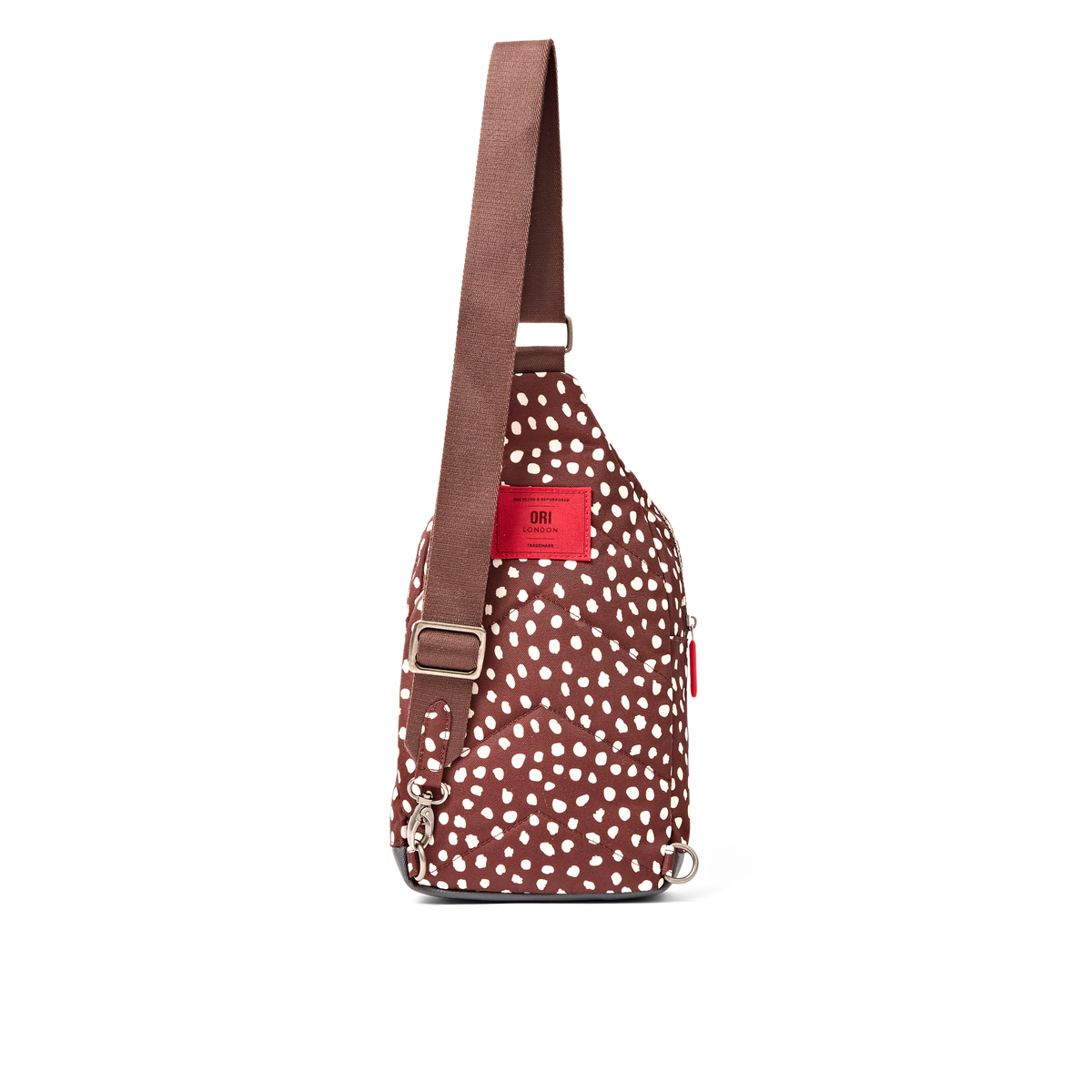 Willesden Sling Bag in Brown Dot