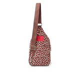 Willesden Sling Bag in Brown Dot